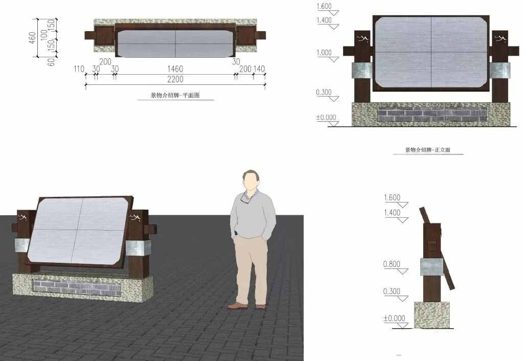 標識牌、景物介紹牌規劃設計